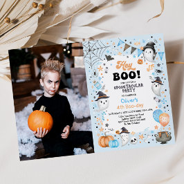 Invitación ¡Hey Boo! Aniversario del Fantasma de Halloween Az