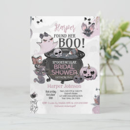 Invitación Hey Boo Halloween Bridal Shower