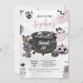 Invitación Hey Boo Sweet 16 Halloween Party, Any Event