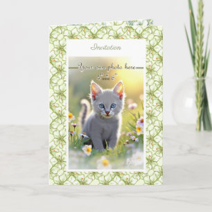 Invitación Hibiscus & lace WHITE