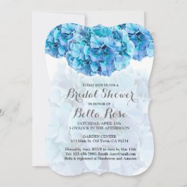 Invitación Hidrangea azul ducha de novia invita a hidrangea3
