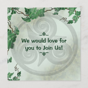 Invitación Hiedra Triskel