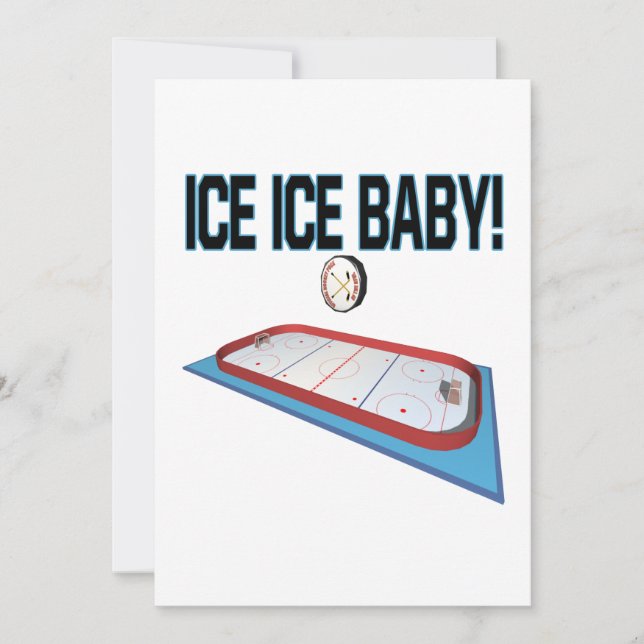 Invitación Hielo bebé (Anverso)