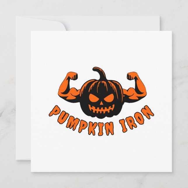 Invitación Hierro de calabaza (Anverso)