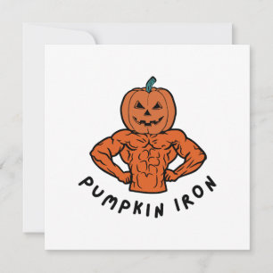Invitación Hierro de calabaza