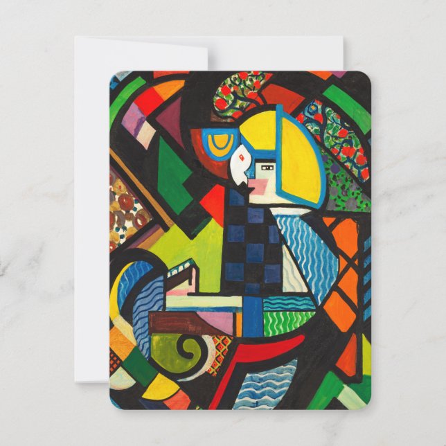 Invitación Hija en un balancín (1917-1918) por Henry Lyman (Anverso)