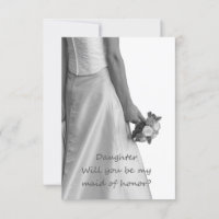 Hija, por favor, ¿soy mi empleada de honor?