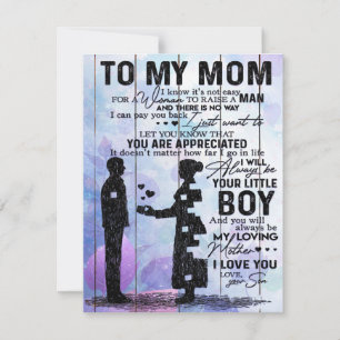 Invitación Hijo para regalo de mi mamá   Hermoso regalo de va