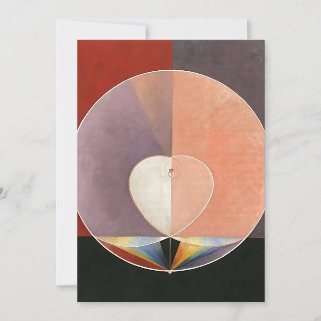 Invitación hilma af klint (Anverso)