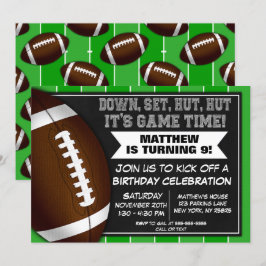 Invitación Hinchas de la fiesta de cumpleaños del fútbol invi