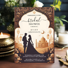 Invitación Hindi Henna Mehndi Ducha de novias al estilo indio