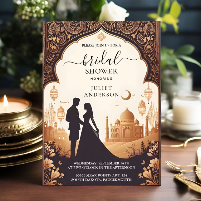 Invitación Hindi Henna Mehndi Ducha de novias al estilo indio (Subido por el creador)