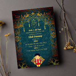 Invitación Hindú indio: Dhoti Ceremony Pancha Kattu Invitado