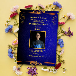 Invitación Hindú indio: Dhoti Ceremony Pancha Kattu Invitado