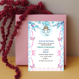 Invitación Hindú indio: Dhoti Ceremony Pancha Kattu Invitado