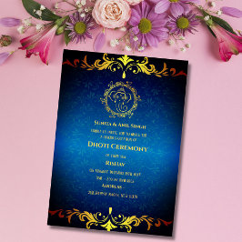 Invitación Hindú indio: Dhoti Ceremony Pancha Kattu Invitado