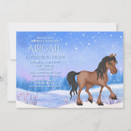 Invitación Hípica y cumpleaños de nieve en la Bahía de las Ma