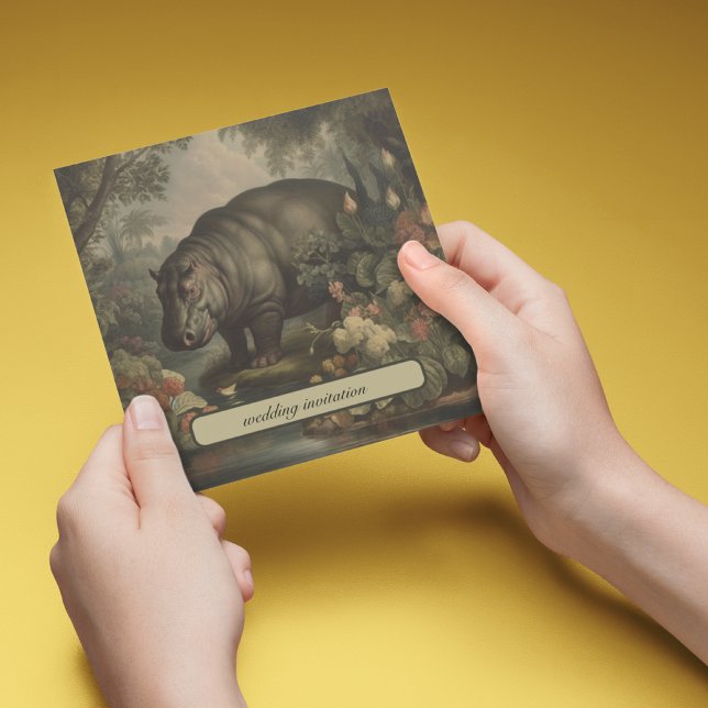 Invitación Hipo botánico ventilado, personalizable (Subido por el creador)