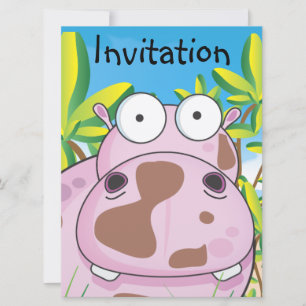 Invitación Hipopótamo