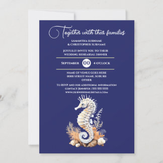 Invitación Hipótesis náuticas de la playa del naranja azul ma