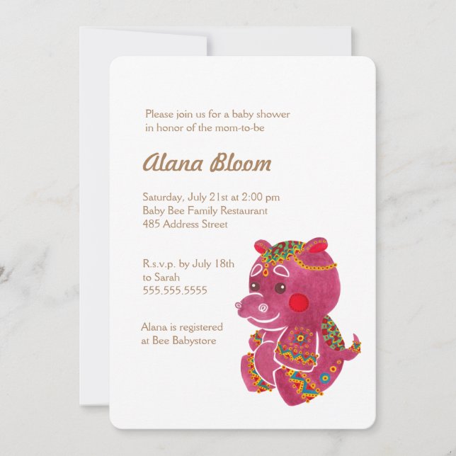 Invitación Hippo (Anverso)