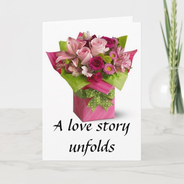 Invitación Historia de amor-invitación (Anverso)