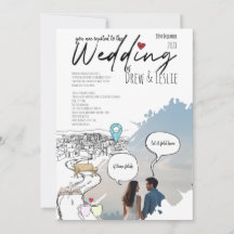 Historia de Amor Moderna Cronología Ilustrada Boda