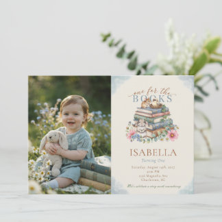 Invitación Historia de Cuentos de Hadas para una Primera Cump