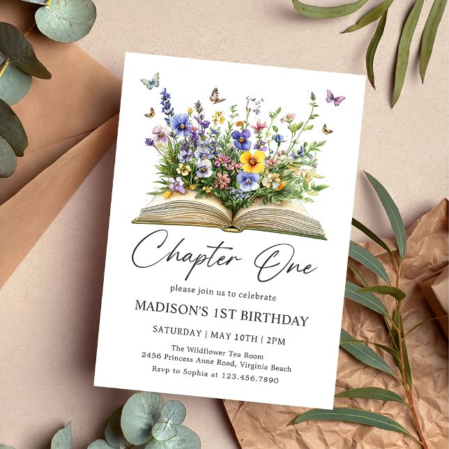 Invitación Historia del libro de Wildflower Capítulo Uno Prim (Subido por el creador)