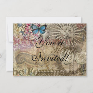 Invitación Historia Romana Italia Viaje Vacaciones Ciudad Fie