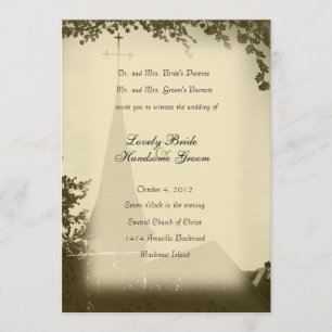 Invitación histórica de la boda de la isla de