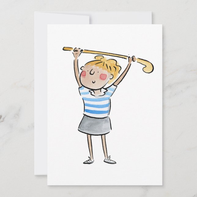 Invitación Hockey (Anverso)