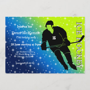 Invitación Hockey sobre hielo