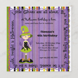 Invitación Hocus Pocus Witch Cumpleaños
