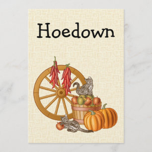 Invitación Hoedown