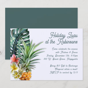 Invitación Hogar con temas tropicales o fiesta de vacaciones