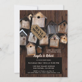 Invitación Hogar Dulce Hogar Casas de Aves Fiesta Calentador
