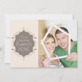 Invitación Hogar, dulce hogar, Fiesta calentador de foto invi