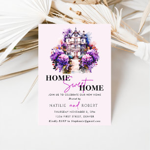 Invitación Hogar dulce hogar Fiesta de calentamiento de la ca