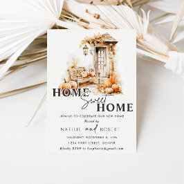 Invitación Hogar dulce hogar Fiesta de calentamiento de la ca
