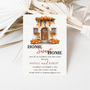 Invitación Hogar dulce hogar Fiesta de calentamiento de la ca
