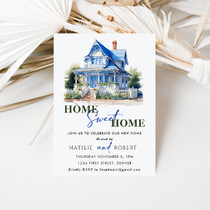 Invitación Hogar dulce hogar Fiesta de calentamiento de la ca