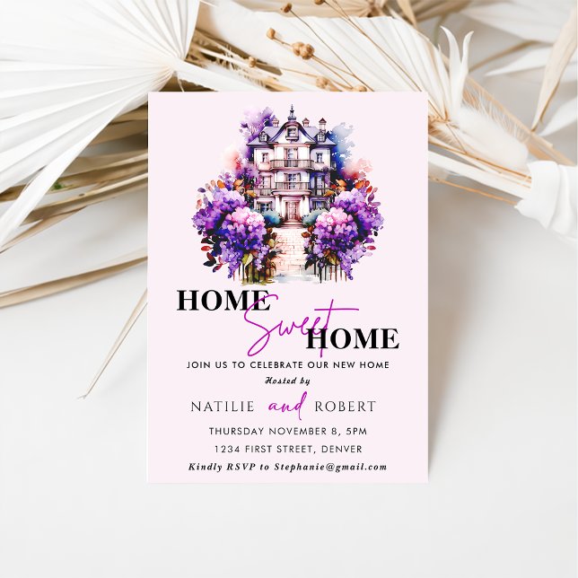 Invitación Hogar dulce hogar Fiesta de calentamiento de la ca (Subido por el creador)
