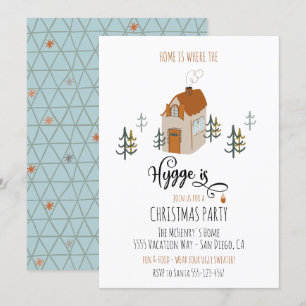 Invitación Hogar es donde el Higge es Fiesta de Navidades