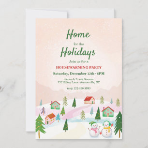 Invitación Hogar para el Fiesta de vacaciones de cambio de ho