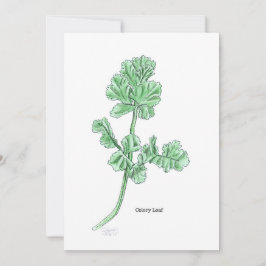 Invitación Hoja de Apio
