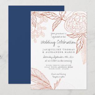 Invitación Hoja de Naranja de la Marina de Peones de la Línea
