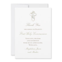 hoja verde cruz blanca carta de agradecimiento