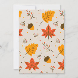 Invitación Hojas de maíz y multicolor