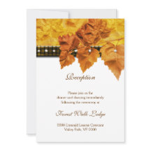 Hojas de otoño tejen diamante RECEPCIÓN